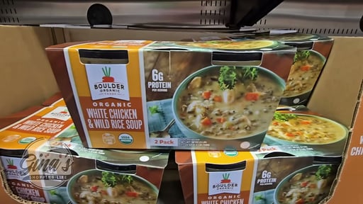 Boulder Organic Chicken Wild Rice Soup 2-Pack, 24 Ounces Each