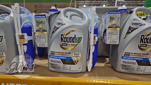 Roundup Dual Action Weed & Grass Killer Plus 4 Month Preventer with Easy Mix Refill, 1.33 Gallon