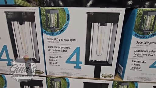 GTX Solar LED Pathway Lights 4-Pack