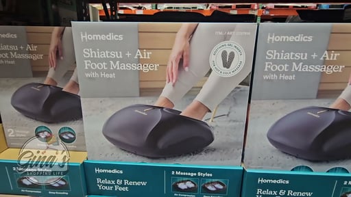 HoMedics Shiatsu + Air Foot Massager with Heat