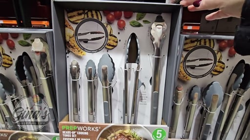 PrepWorks Heads-Up Cooking Tongs 5-Piece Set