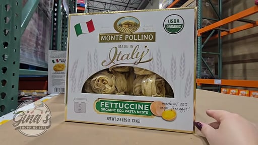 Monte Pollino Organic Fettuccine Egg Pasta Nests
