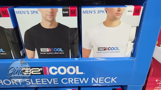 32 Degrees Men's Cool Tee 3 Pack