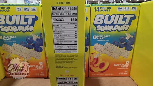 Built Bar Sour Puff Variety