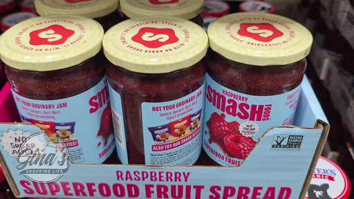 Smash Foods Raspberry Superfood Jam 26 OZ