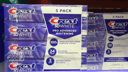 Crest 3D White Advanced Whitening Toothpaste, 5/5.2 oz