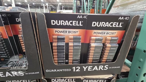 Duracell Power Boost Alkaline "AA" Batteries 40PK